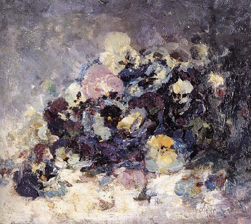 Pansies, Nicolae Grigorescu